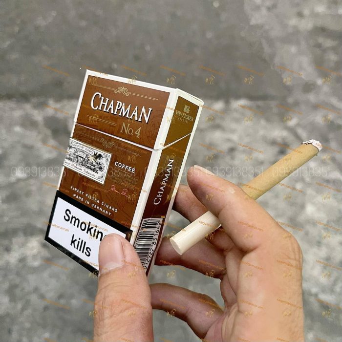 Thuốc Lá Chapman No.2,No.3,No.4 Coffee, Vanilla và Cherry Superslim đủ màu - Hình ảnh 7