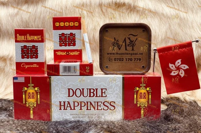 Thuốc lá Double Happiness 1.1mg (Song Hỷ Đỏ Hàng Có Tem)