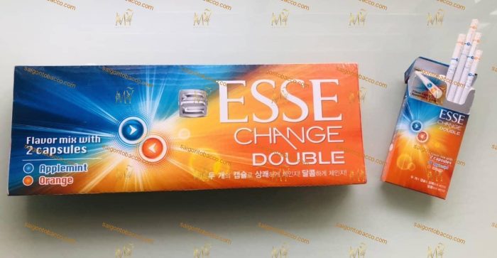 Thuốc Lá ESSE CHANGE DOUBLE (ESSE 2 Bấm Cam + Nho ) - Hình ảnh 3