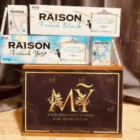 Thuốc Lá Raison French Black (Nho + Bạc Hà) + Raison French YoYo ( Vị Sữa Chua)