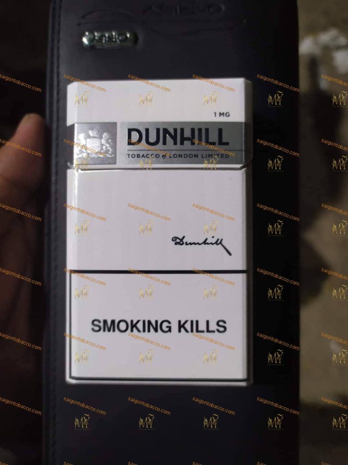 thuốc lá dunhill trắng điếu to