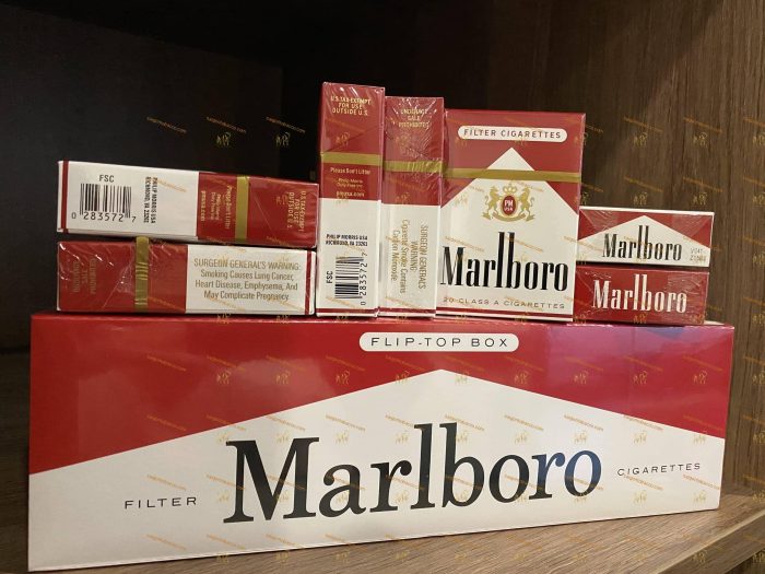 Thuốc Lá Marlboro Red ( FLIP-TOP-BOX ) ( Hàng Chuẩn Mỹ )