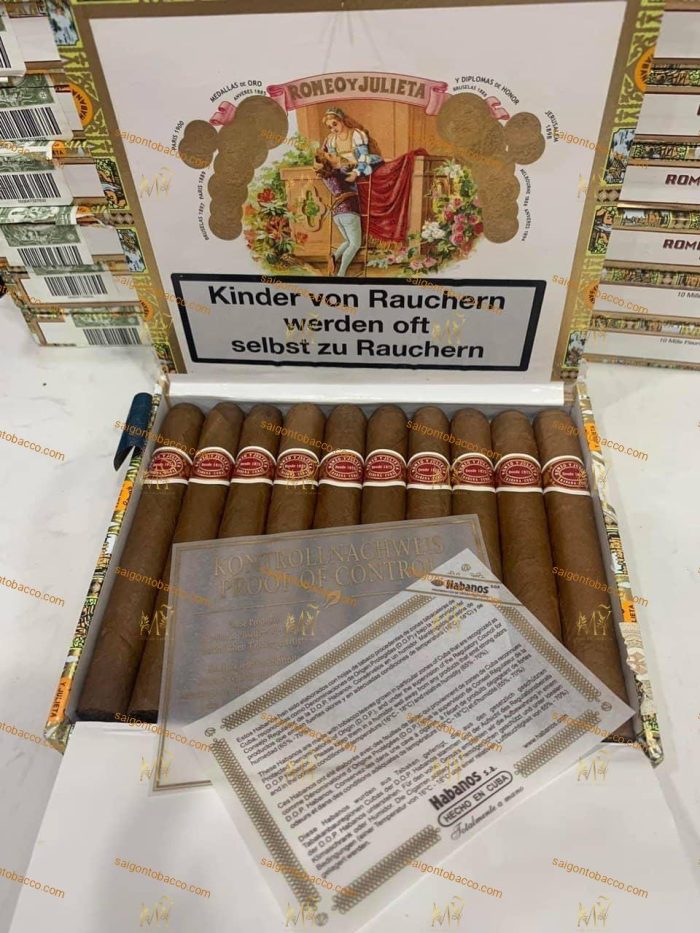 Xì gà ROMEO & JULIETA MILLE FLEURS (10s) - Hình ảnh 2