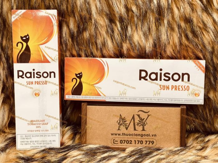 Thuốc Lá Raison Sun Presso + Raison French Black - Hình ảnh 3