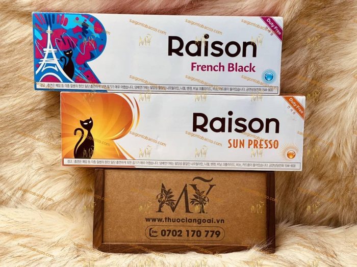 Thuốc Lá Raison Sun Presso + Raison French Black - Hình ảnh 4