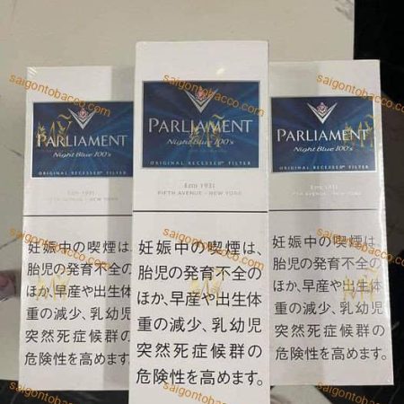 Hình ảnh thứ hai củaThuốc Lá Parliament Night Blue 100's