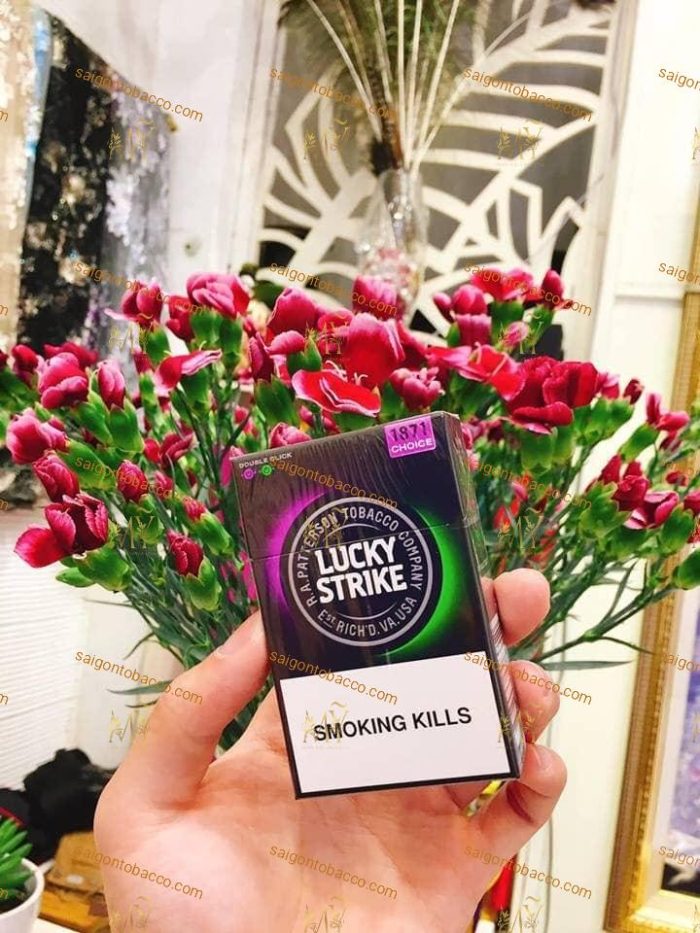 Thuốc lá Lucky Strike 2 viên bấm 5