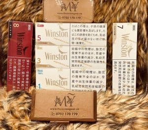 Thuốc Lá Winston Caster 1 3 5 7 8 (Xách Tay Nhật)