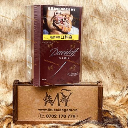 Hình ảnh thứ hai củaThuốc Lá Davidoff Classic (Cây Vuông Siêu Hiếm)