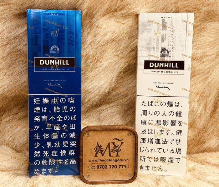 Thuốc Lá Dunhill Xanh 6mg và Dunhill trắng 1mg (Xách Tay Duty Nhật Bản)