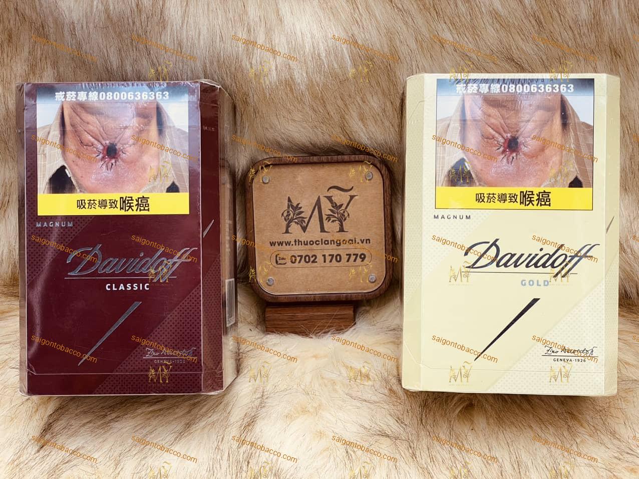 Thuốc Lá Davidoff Classic (Cây Vuông Siêu Hiếm)