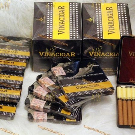 Hình ảnh thứ hai củaVinacigar Vinataba ( hộp sắt 10 điếu )