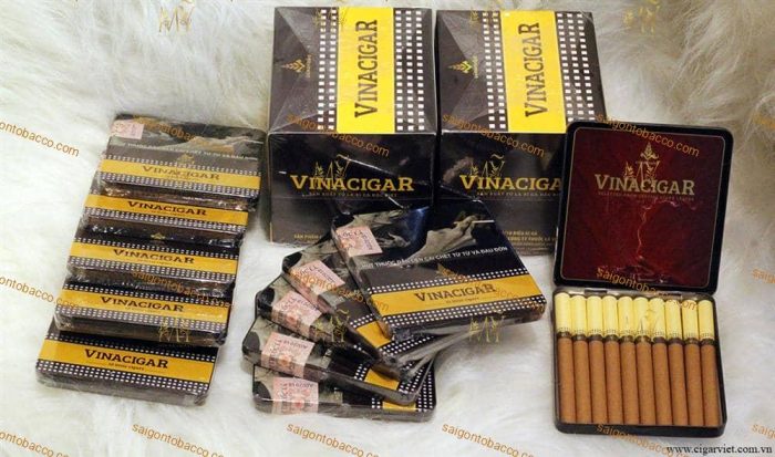 Vinacigar Vinataba ( hộp sắt 10 điếu ) - Hình ảnh 2