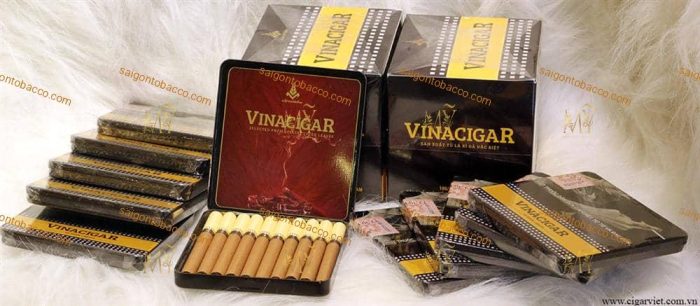 Vinacigar Vinataba ( hộp sắt 10 điếu ) - Hình ảnh 3