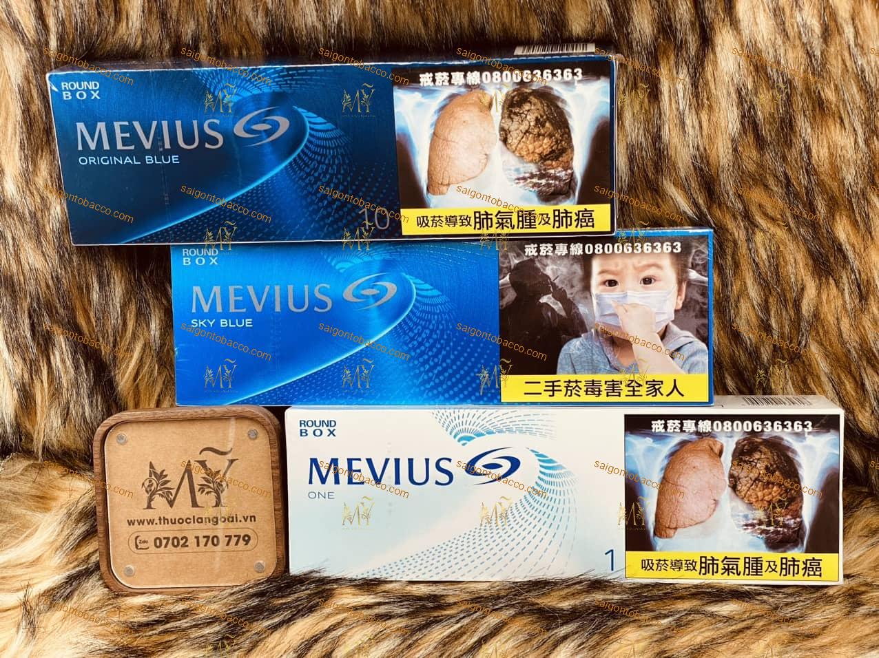 Thuốc Lá Mevius Light Số 1 , 7 , 10 ( Sách Tay DuTy Đài Loan )