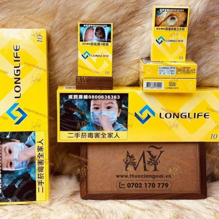Hình ảnh thứ hai củaThuốc Lá LONG LIFE - Thuốc lá Trường Thọ (Xách tay Duty Đài Loan)