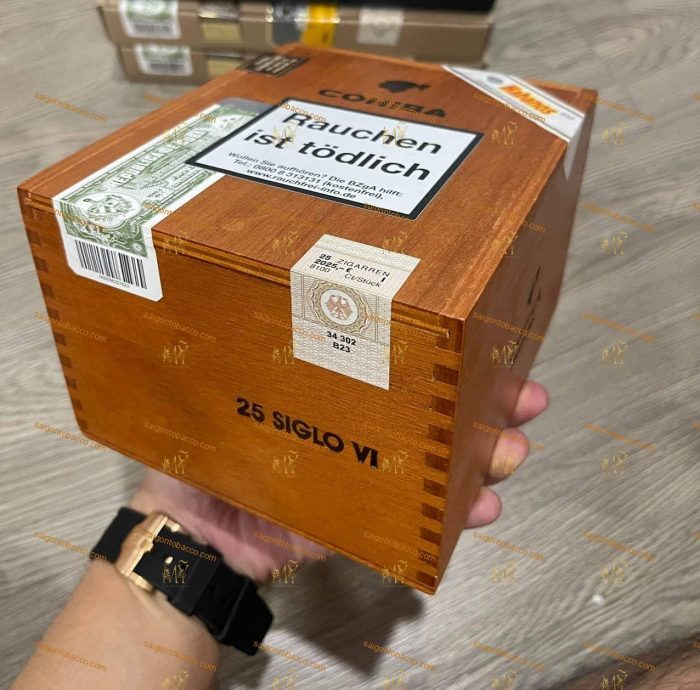 Xì Gà Cohiba Siglo VI - Hộp Gỗ 25 Điếu - Hình ảnh 8