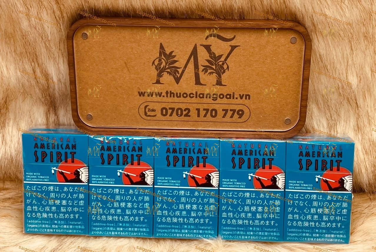 Thuốc lá NATURAL AMERICAN SPIRIT ORGANIC LEAF TURQUOISE 12mg 1 thuốc lá