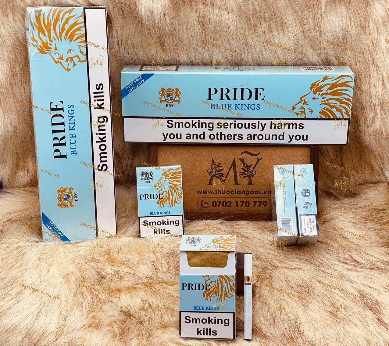 Thuốc lá PRIDE Blue King xuất xứ Ấn Độ