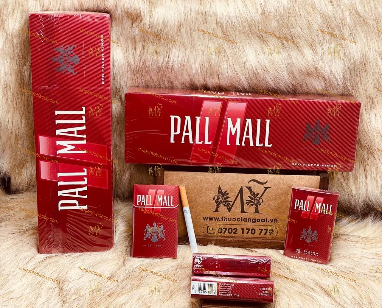 Thuốc lá Pall Mall Red Filter Kings hàng Mỹ