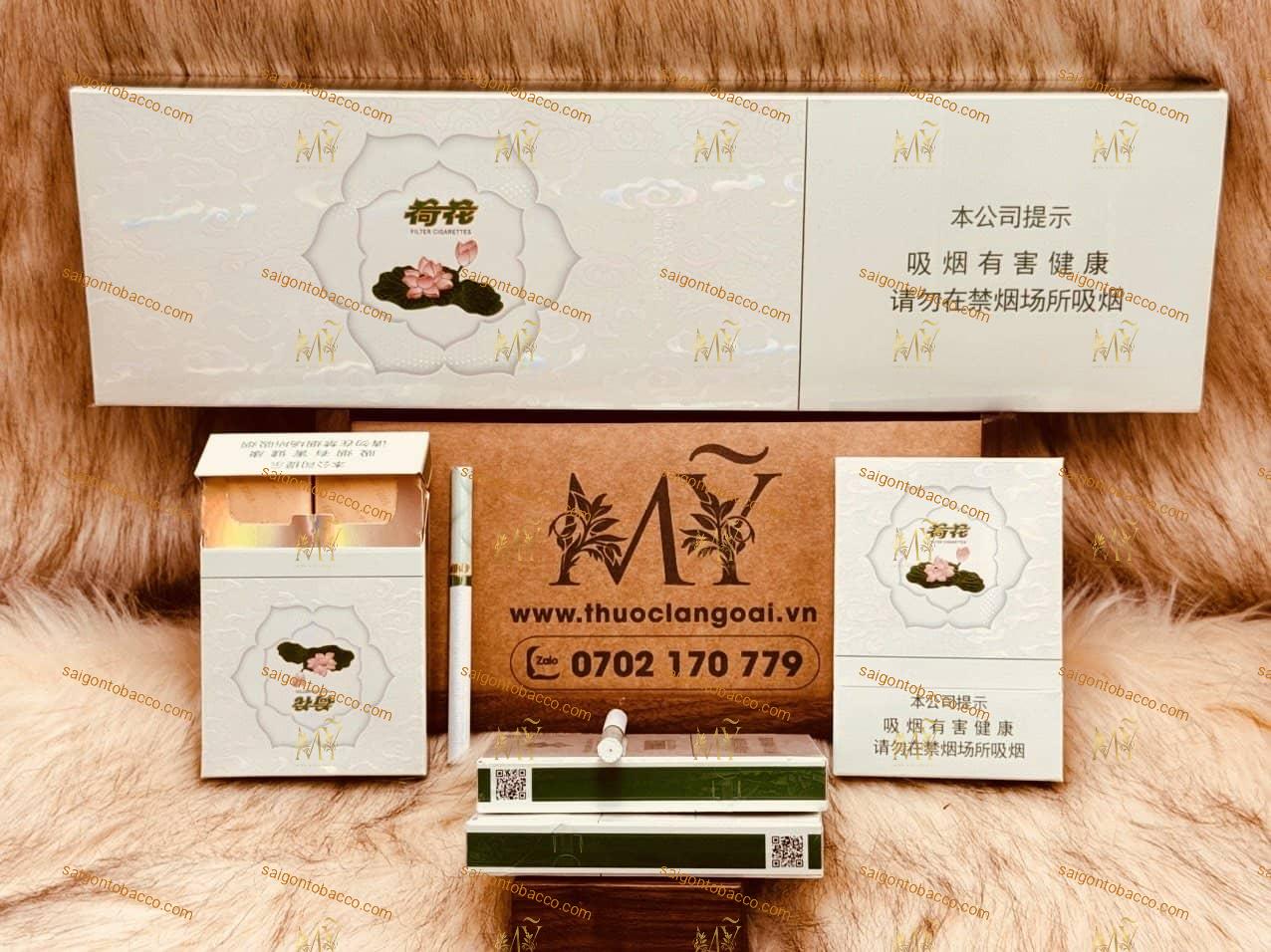Thuốc lá Hoa sen đôi kim cương (Chuẩn Nội Địa Trung Quốc)