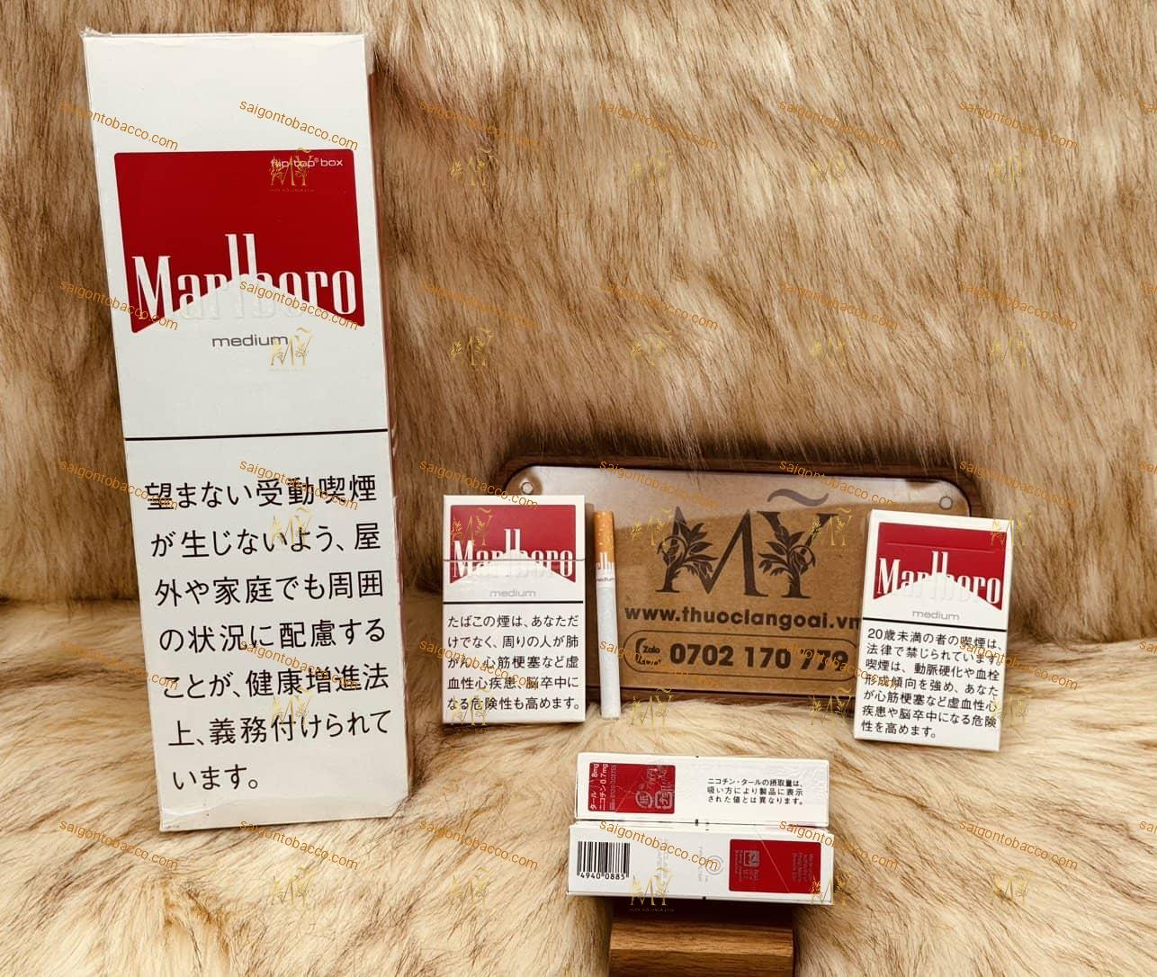 Thuốc lá MARLBORO MEDIUM phiên bản Nhật