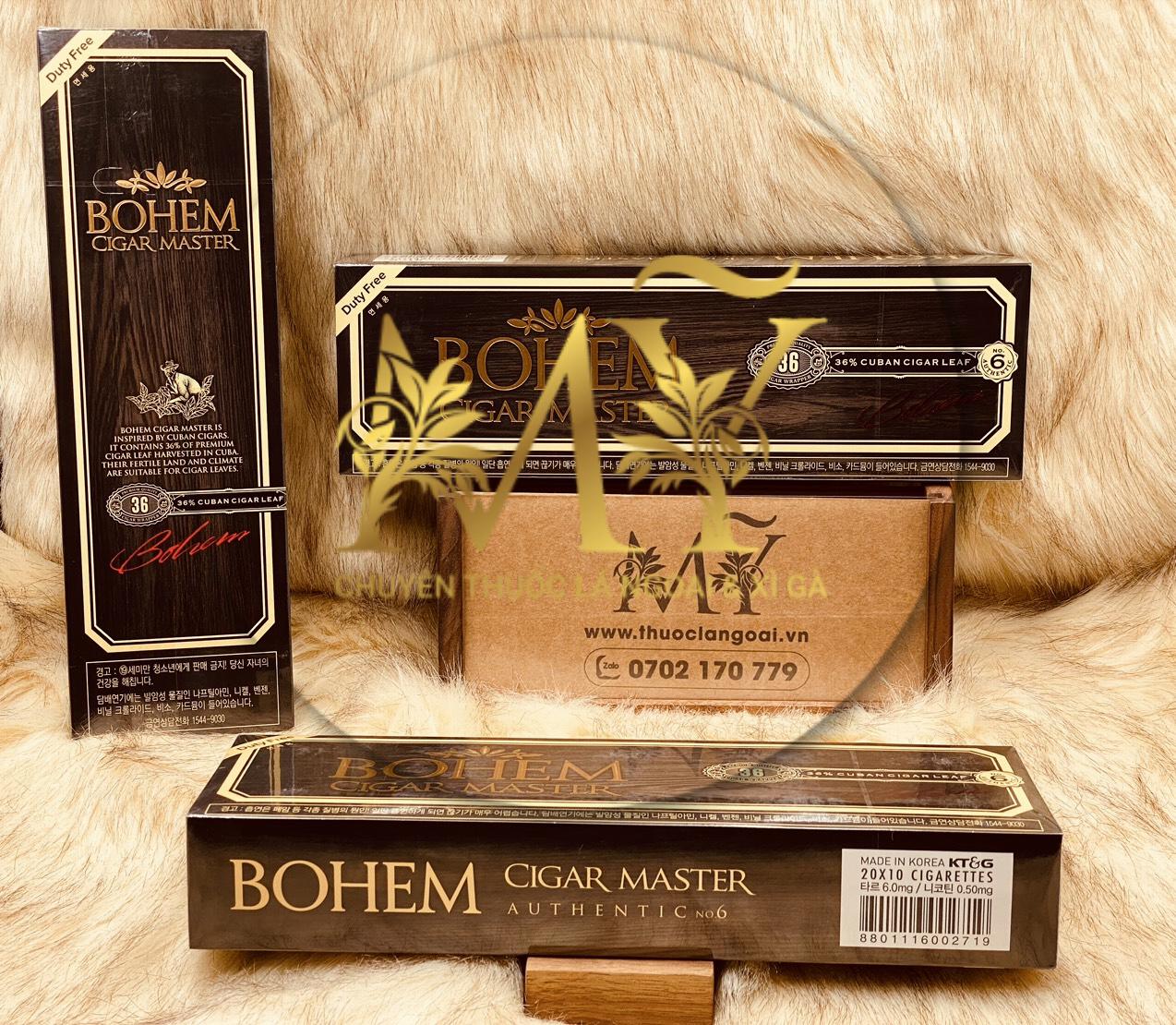 Thuốc Lá Bohem Cigar Master cao cấp