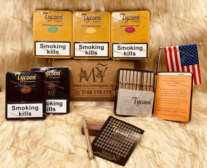 Thuốc Lá Thơm Xì Gà Tycoon Filtered Mini Cigars đủ vị