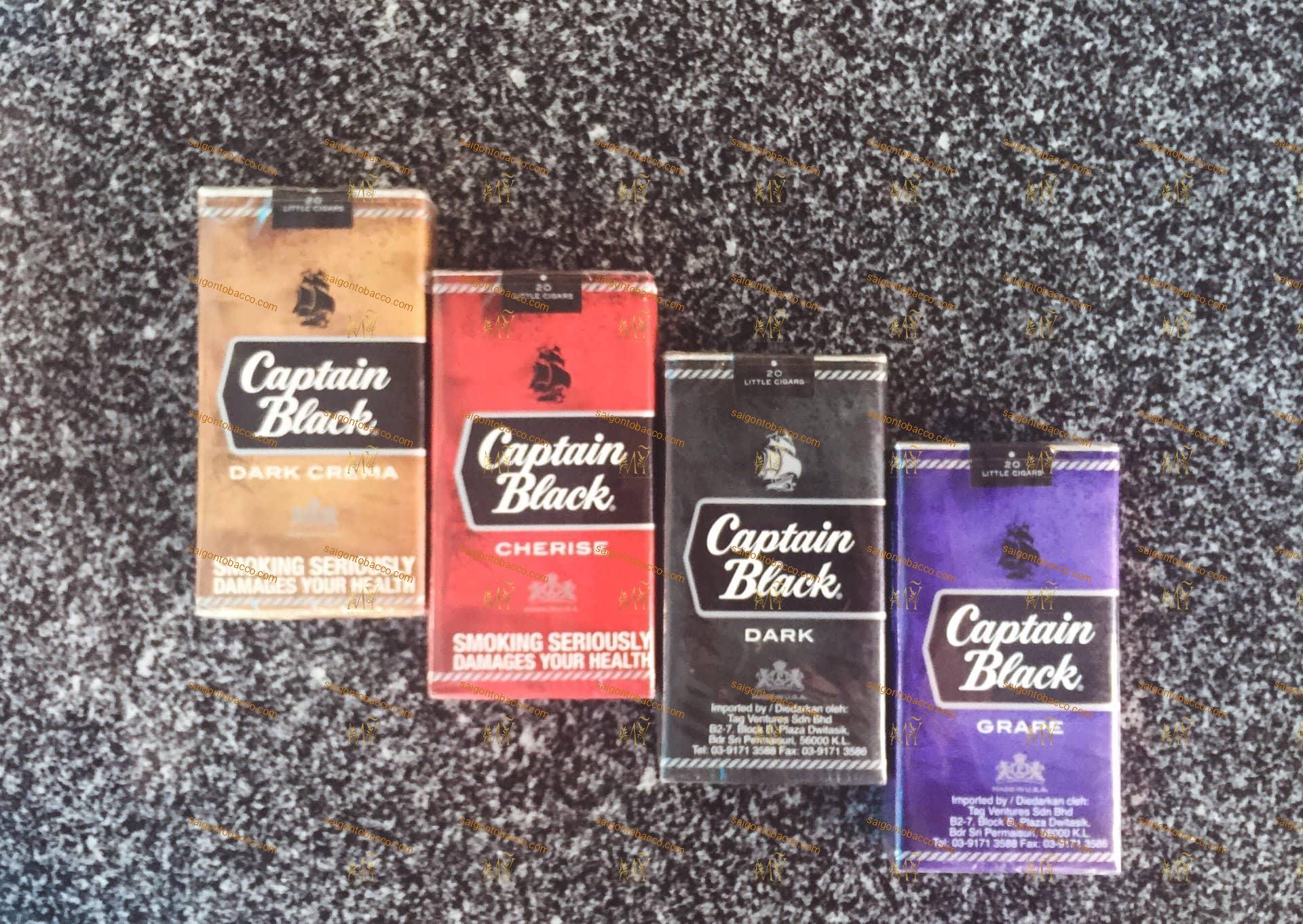 Captain Black Dark Crema ( Khói Thơm Coffee + Nho + Chery + Cổ Điển )