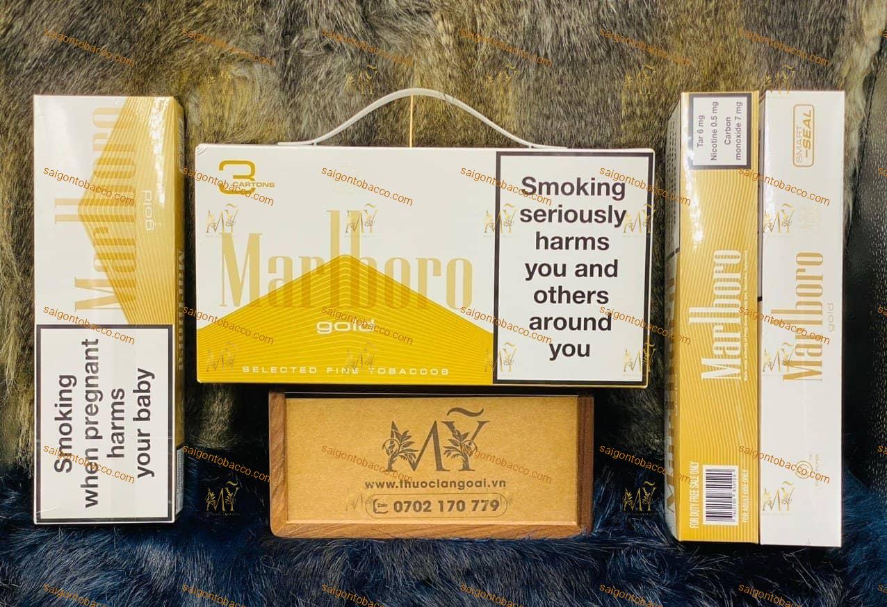 Thuốc Lá Marlboro Gold +Marlboro Red SMART (Xách Tay Dubai - Ả Rập)