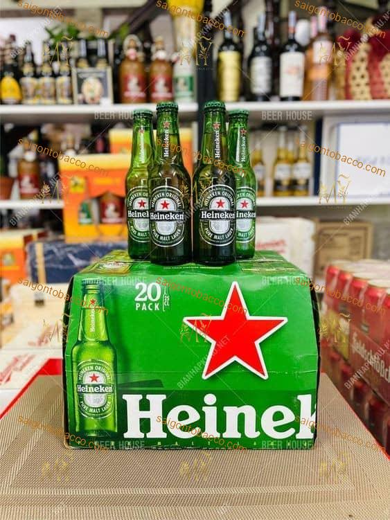 Bia Heineken Pháp 5% - 20 chai 250ml