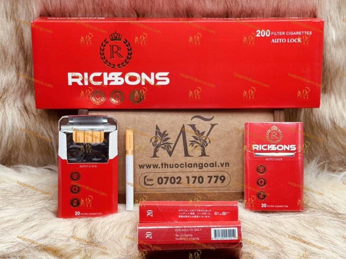 Thuốc lá Richsons Red (hộp cứng phiên bản Nhật Bản -USA)