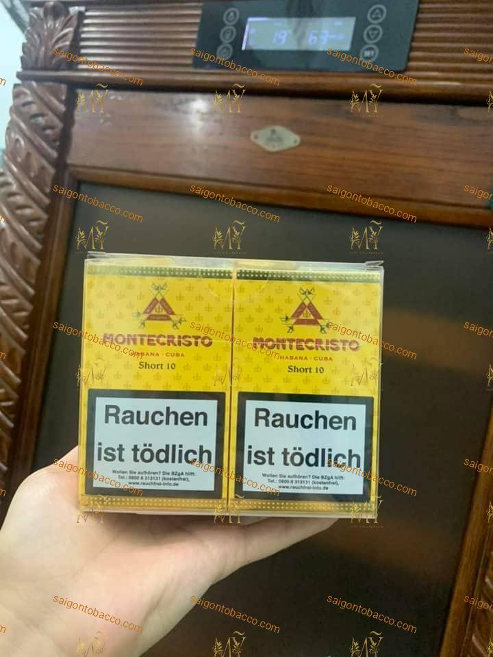 Xì Gà Mini Montecristo Short 10 Điếu 2 Xì Gà Mini Montecristo Short 10 Điếu
