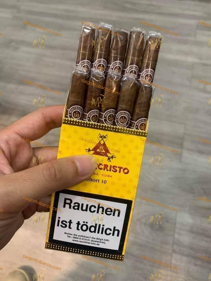 Xì Gà Mini Montecristo Short 10 Điếu 1 Xì Gà Mini Montecristo Short 10 Điếu