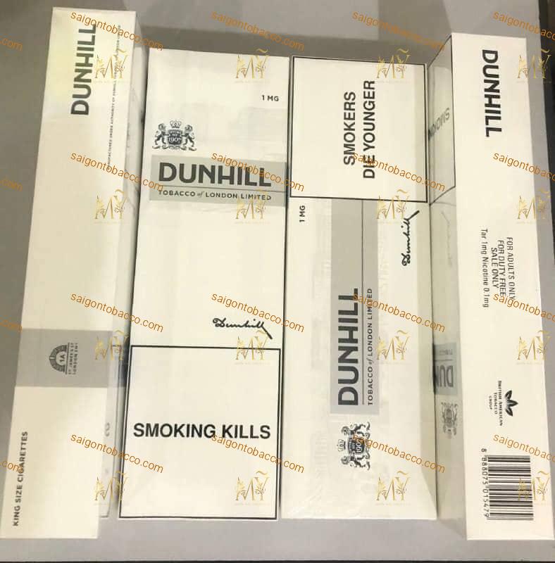 thuốc lá Dunhill 1mg trắng điếu thuốc to