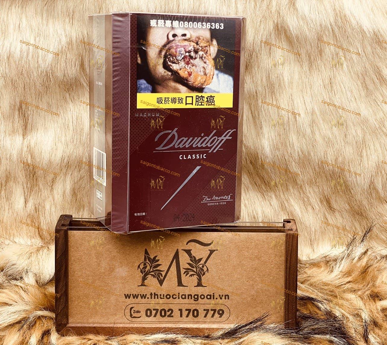  Thuốc Lá Davidoff Classic (Cây Vuông Siêu Hiếm) 