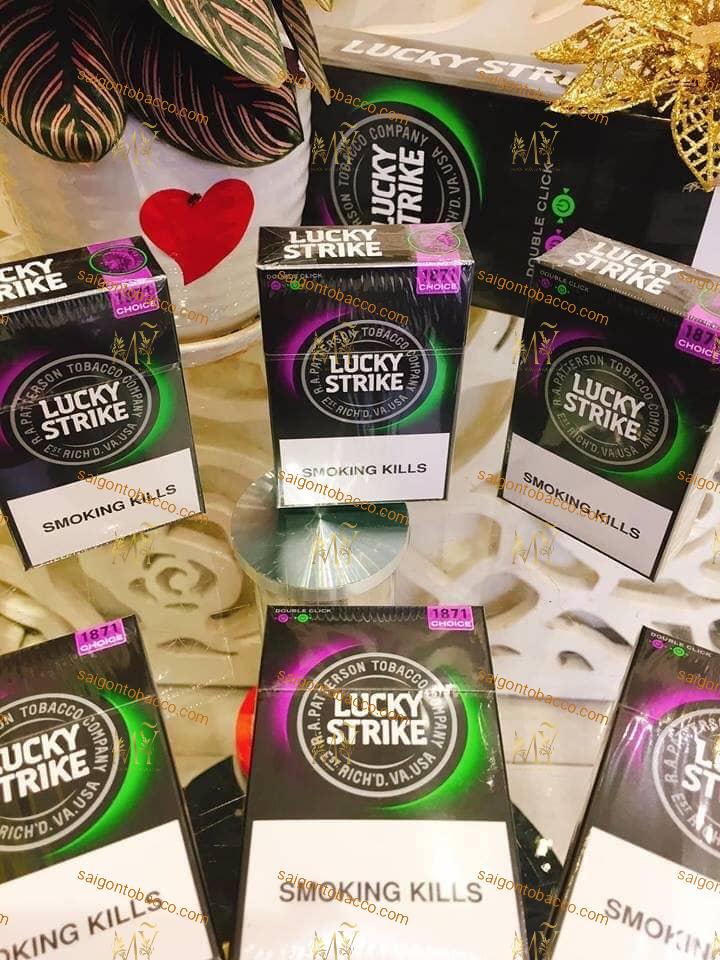 Thuốc lá Lucky Strike 2 viên bấm 2