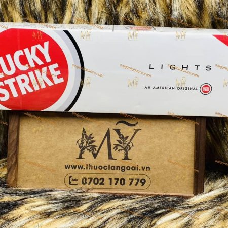 Hình ảnh thứ hai củaThuốc Lá LUCKY STRIKE BOX 11mg, 6mg (Xách Tay Duty Nhật Bản)