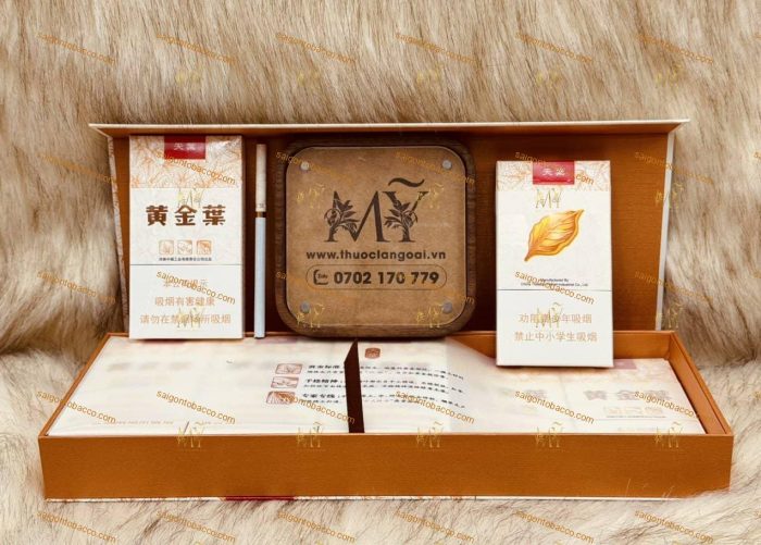 Thuốc lá Lá Vàng - Golden Leaf Tianye Slim 2022 - Hình ảnh 3