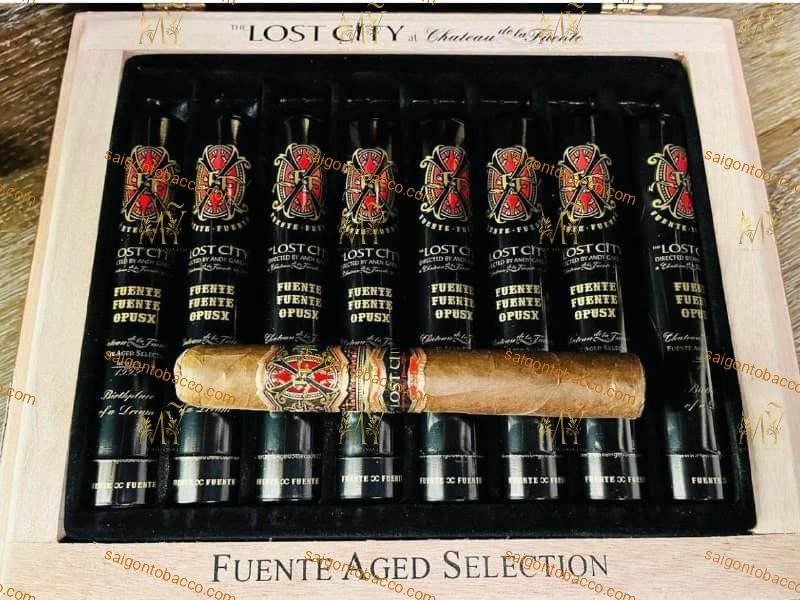 CIGAR FUENTE FUENTE OPUS X THE LOST CITY LE DOUBLE ROBUSTO TUBO