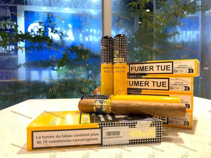 Xì Gà COHIBA SIGLO IV TUBOS – 3 ĐIẾU (Xách tay Pháp) - Hình ảnh 3