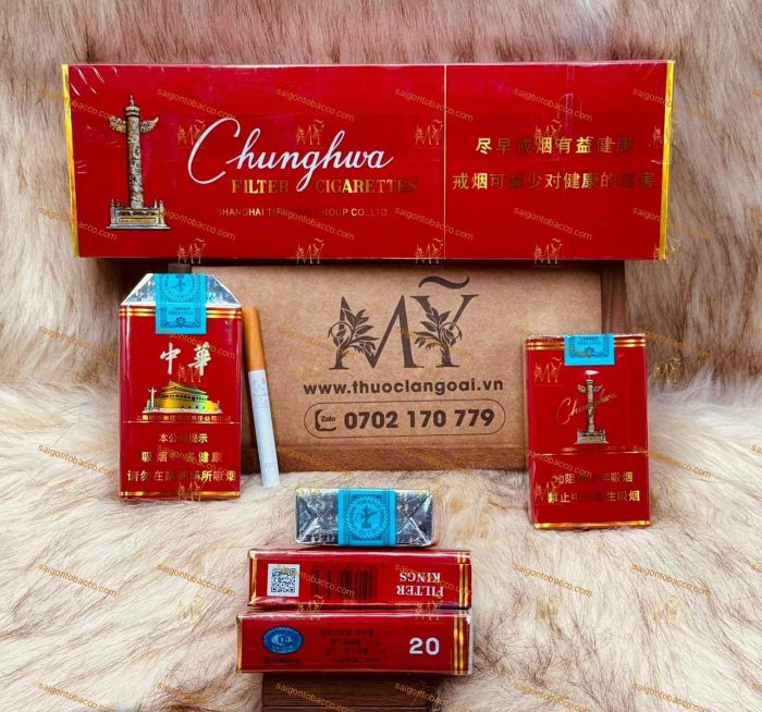 Thuốc lá Chunghua Soft Pack hàng nội địa Trung