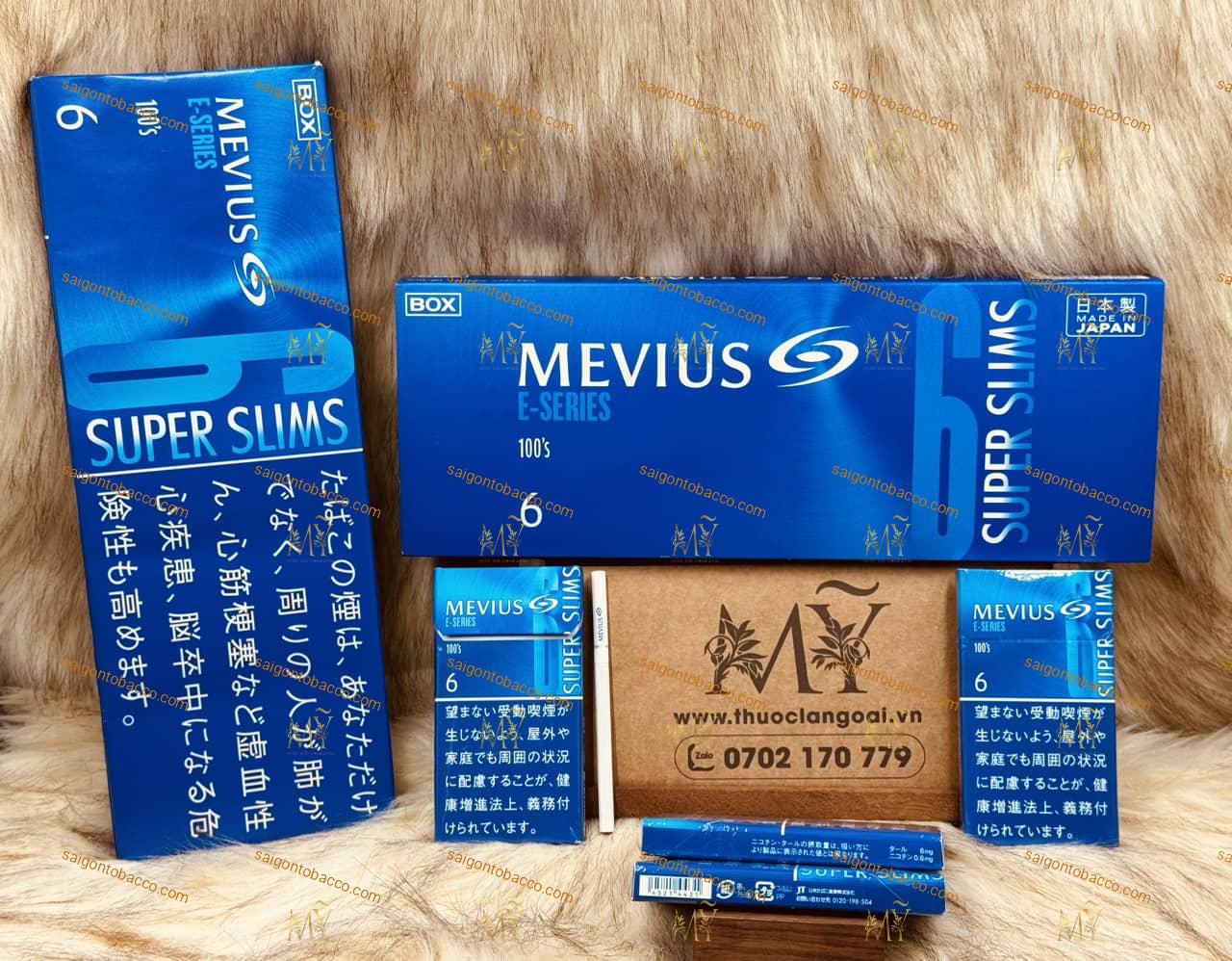 Thuốc lá MEVIUS E SERIES 6 xách tay Nhật