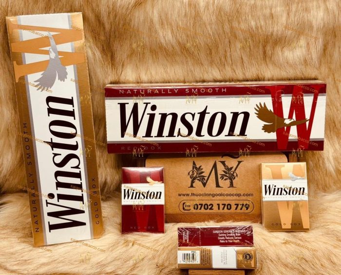 Thuốc lá Winston Naturally Smooth Red Box và Winston Naturally Smooth Gold Box