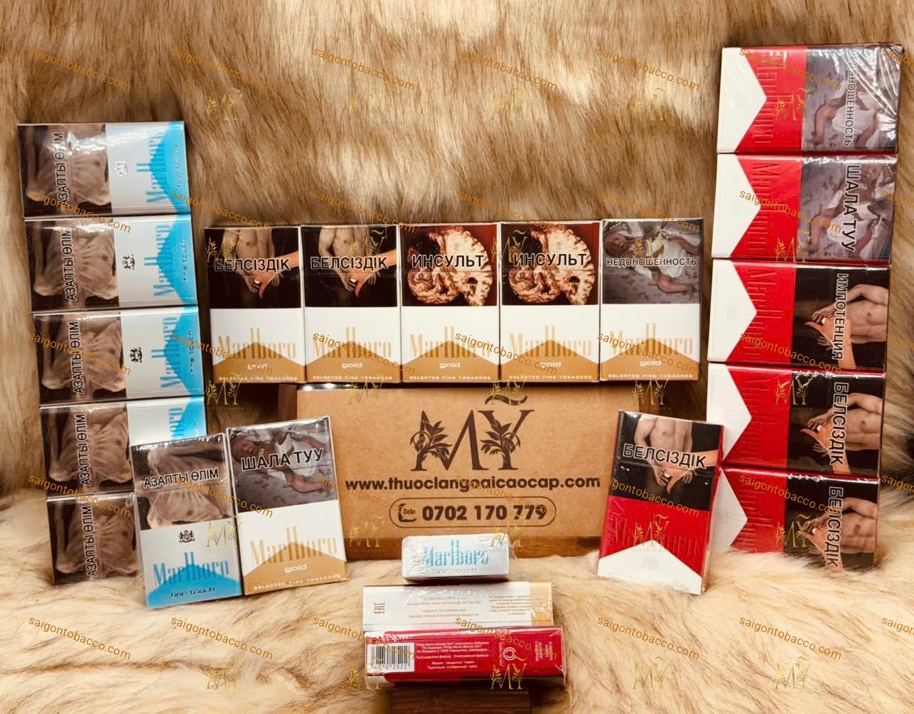 Thuốc lá Marlboro Silver Fine Touch - Marlboro Gold và Marlboro Red