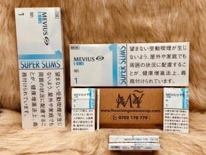 Thuốc lá Nhật Bản MEVIUS E SERIES 1mg 100s Super Slim