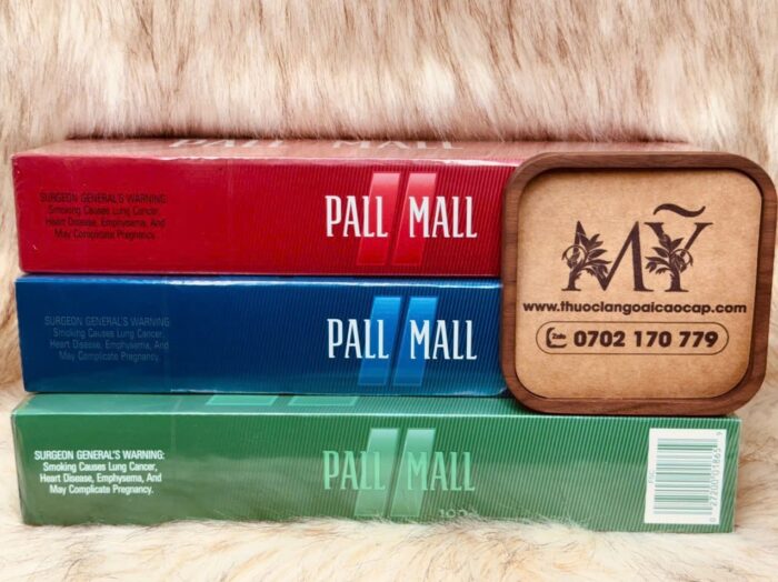 Thuốc lá Pall Mall Red Filter King, Blue Filter Kings và Menthol Green Filter 100s chuẩn Mỹ - Hình ảnh 2