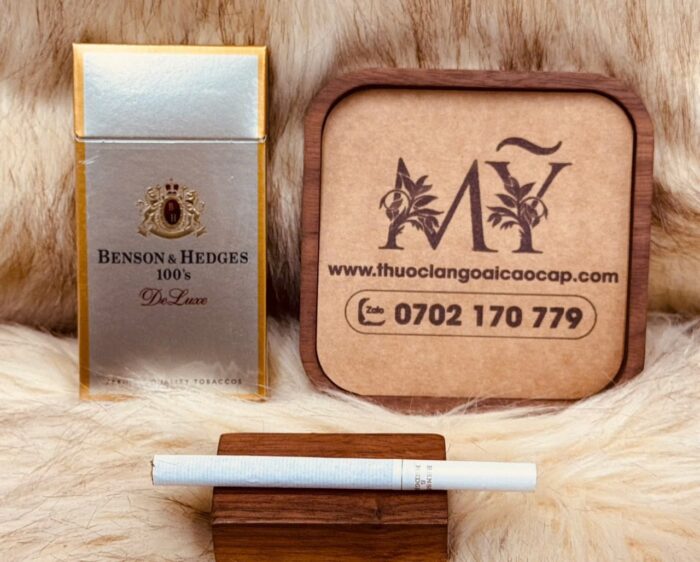 Thuốc lá Benson & Hedges 100's DeLuxe Premium Quality Tobaccos - Hình ảnh 3