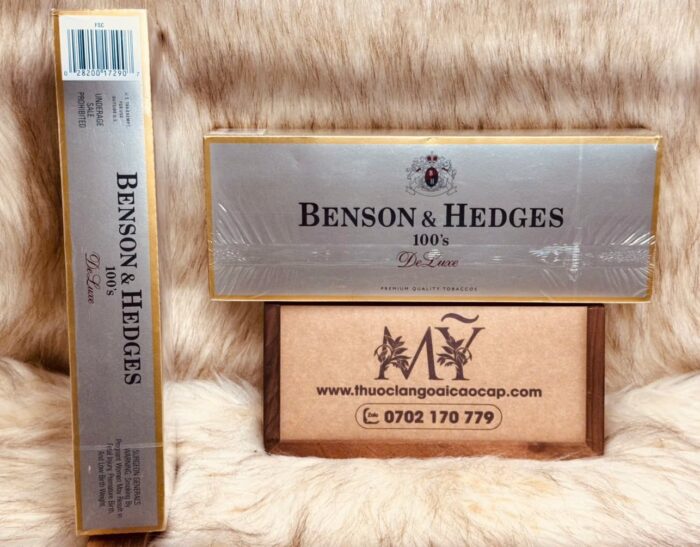 Thuốc lá Benson & Hedges 100's DeLuxe Premium Quality Tobaccos - Hình ảnh 4