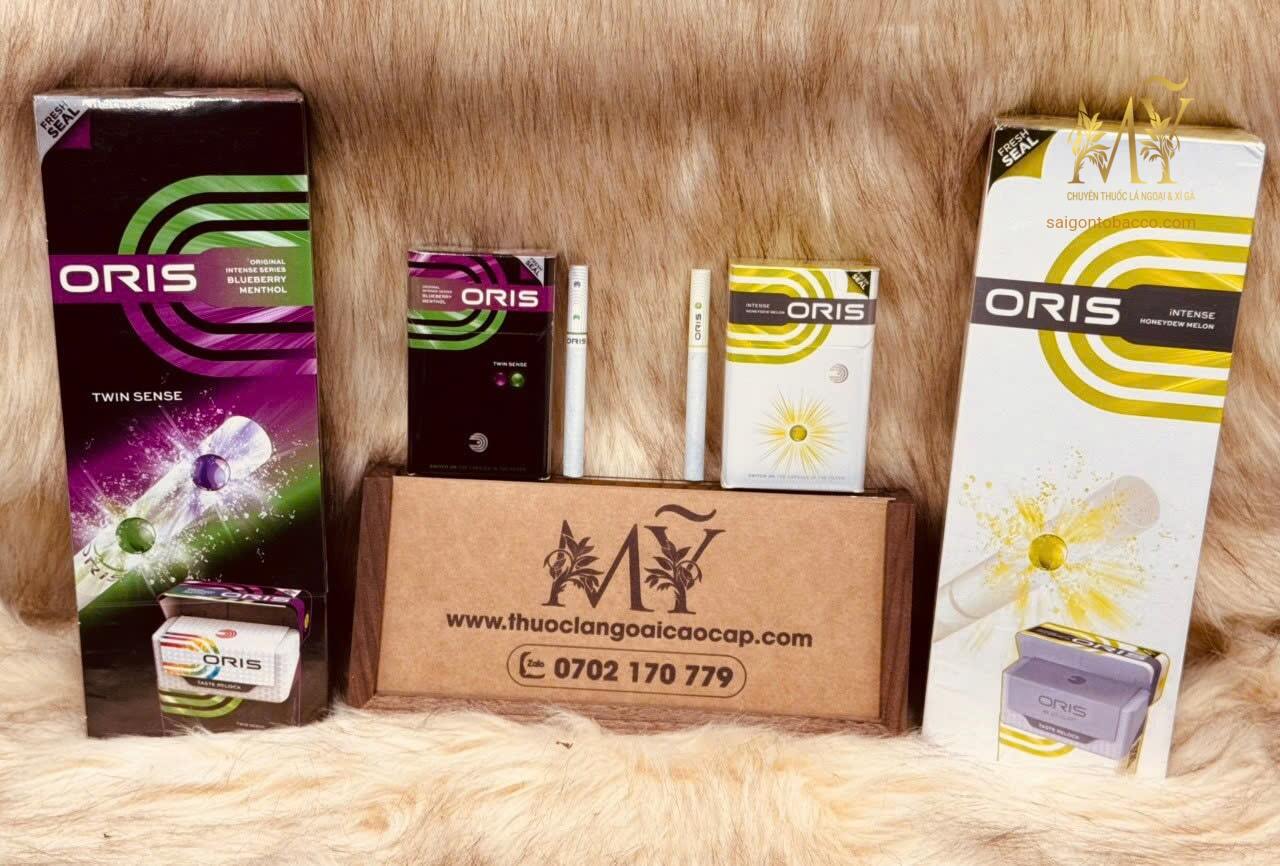 Thuốc lá Oris Intense Honeydew Melon và Oris Twin Sense